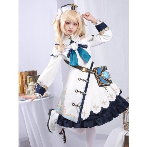 Anime Game Genshin Impact Barbara Game Suit Idol Lolita Dress Gorgeous Uniform Cosplay Costume Halloween Women Freeshipping 2020