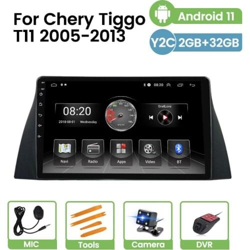 Auto Radio 4 Core 32G For Chery TIGGO T11 2005-2012 2013 Android 2.5D HD Screen Car Video Player Multimedia GPS FM Navigation BT