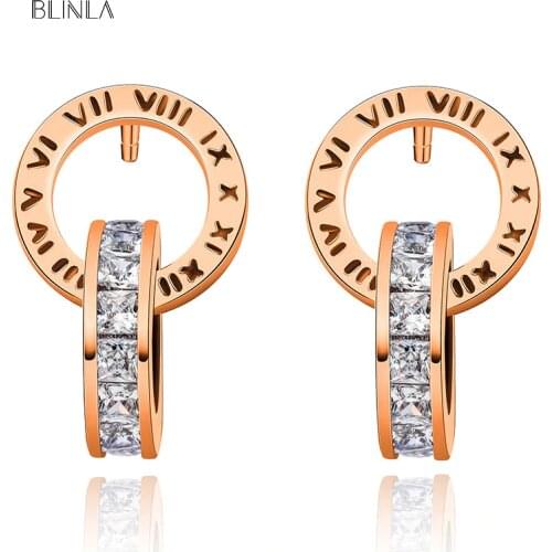 Blinla Women's Silver Earrings