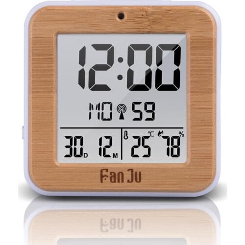 FanJu FJ3533 LCD Digital Alarm Clock Indoor Temperature Dual Alarm Snooze Backlight Function Date Display