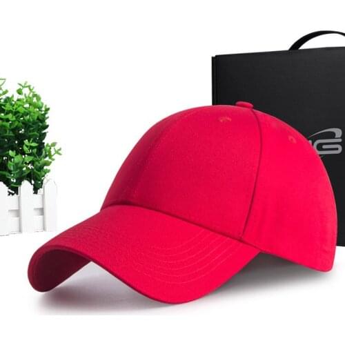 COLDINDOOR Summer 2019 Cotton Red Unisex Women Men Hats Caps
