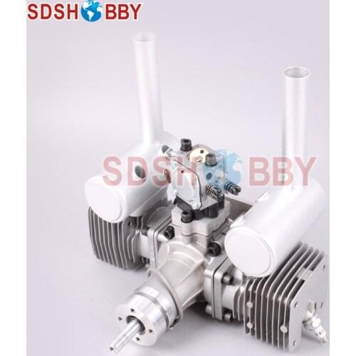 MLD70 70CC Twin Cylinder Gas Engine updated version with new CDI and New Metal Reed Valve