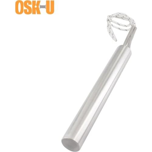 2PCS Electric Heating Tube Element 220V 20mm Tube Diameter Cartridge Heating Resistance Element Wattage 500/700/800W