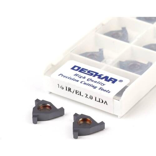 16IR/EL 1.9 LDA 2.0/2.1/2.2/2.25/2.3/2.4/2.5/2.6/2.7/2.8/3 CNC Lathe Machining Groove Turning Tool Carbide insert Robust Durable
