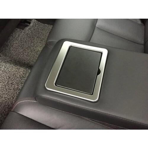 For Nissan Teana 2016 1PC ABS Chrome Car Rear Water Cup Decorated Sequins Rear Water Cup Fram Trim Cover Car Styling Accessories