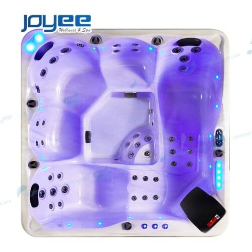 JOYEE Hot Tub Manufacturer 5 People Use Cheap Outdoor Spa Pool Balboa Acrylic Massage Whirlpool Jacuzzi