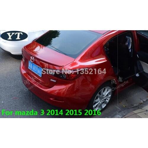 ABS REAR SPOILER unpainted for Mazda 3 2014 2015 2016