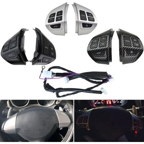 New Cruise Control Switch Button Multifunction Steering Wheel Switch With Wire For Mitsubishi Laner Outlander ASX 2007 2008-2014