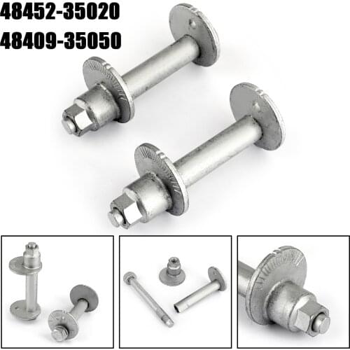 Artudatech 48452-35020 4840935050 48409-35050 4845235020 2PCS Lower Control Cam Plate Toe For Toyota 4Runner Tacoma LAND CRUISER