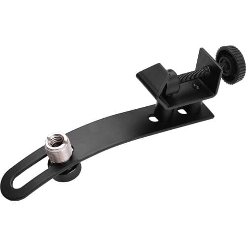 Adjustable Drum Rim Clip Shockproof Microphone Clamp with Groove Gear