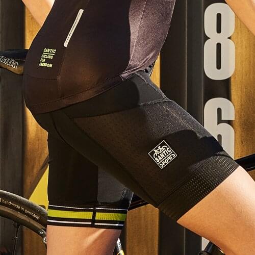 Santic Bike Shorts Cycling Shorts Shockproof Bicycle Shorts Riding Clothing Men Women Underwear Riding Downh