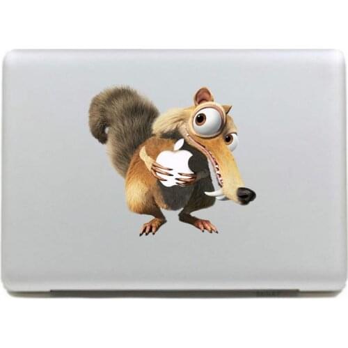 Large front teeth weasel Vinyl Decal Sticker for New Macbook Pro / Air 11 13 15 Inch Laptop Case Cover Sticker
