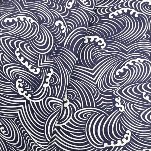 Wave Design Printed Patchwork Cotton Fabric Fat Quarter Bundle Diy Sewing Patchwork For Bags Clothes Bedding Textile