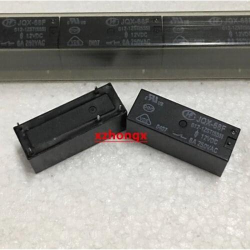 2 pçs/lote Novo e original JQX68F-012-1ZST 5PIN 12V HF 12VDC para JS12-K