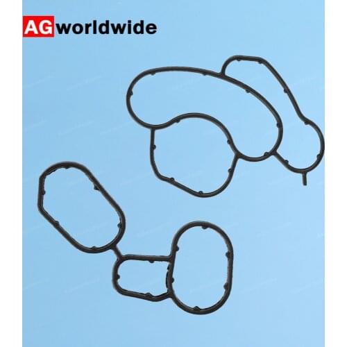 2Pcs 11427508971 11427508970 For BMW E81 E83 E90 E91 E92 E93 E46 X1 X3 M3 M5 Engine Oil Cooler Filter Housing Pump Gasket Seal