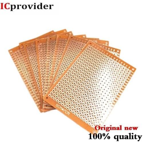 2Pcs 5*7cm pcb Prototype Paper Copper PCB 5*7 Universal Experiment Matrix Circuit Board 5x7cm