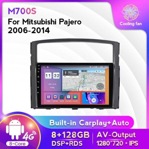 MEKEDE 9Inch Car Radio For Mitsubishi Pajero 4 V80 V90 2006 - 2014 Multimedia Video Player Navigation GPS Android 10 No 2din DVD