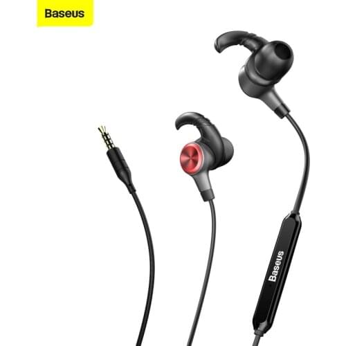 Baseus Encok Volume Control Earphones Bass Headset Stereo Earphones with Microphone for Phone Computer fone de ouvido