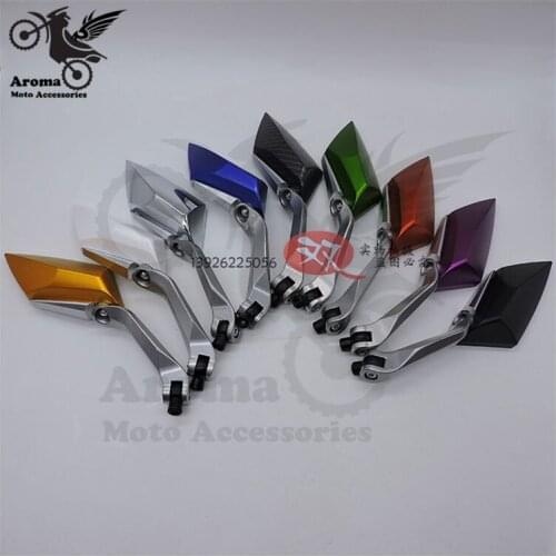 8 colors optional moto side mirror 10mm 8mm motocross ATV Off-road dirt pit bike scooter motorbike rearview motorcycle mirrors