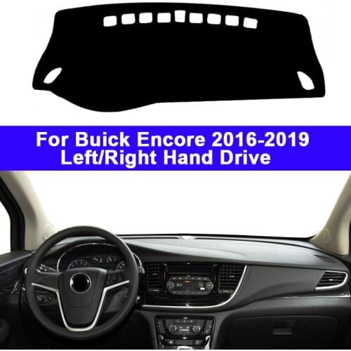 Car Dashboard Cover DashMat Carpet Cape For For Buick Encore 2016 2017 2018 2019 Console Protector Sun-Shade Automobile Anti-UV