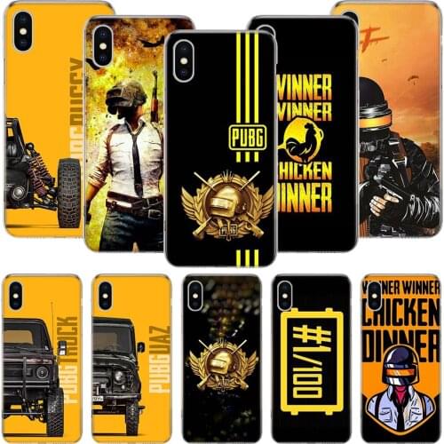 PUBG Winner Chicken Dinner Phone Case For iPhone 11 12 Pro XS XR X Max 7 8 6 6S Plus Mini + 5 SE Pattern Customized Coque Cover