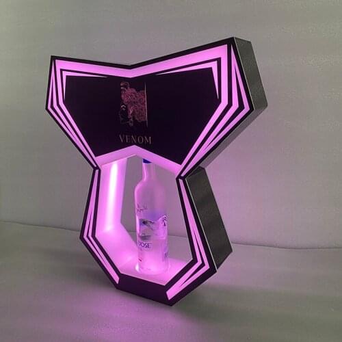 2022 new design holder led bottle glorifier BOTTLE PRESENTER with custom logo