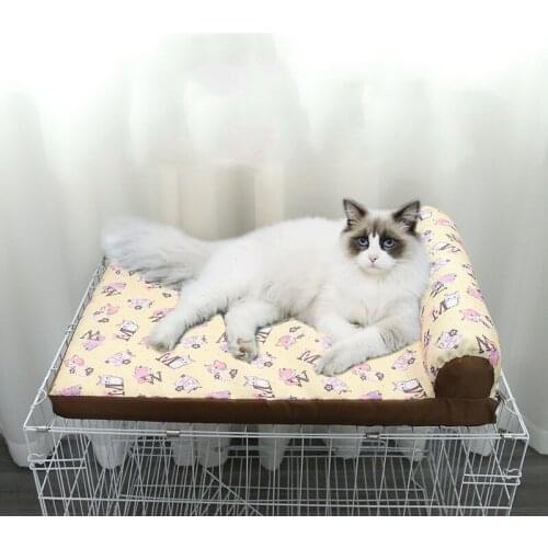 Cat sofa bed Oxford Cloth Pet Dog Bed Mats Print Design Sofa For Small Medium Large Dogs Puppy Top Quality Bed For Cats