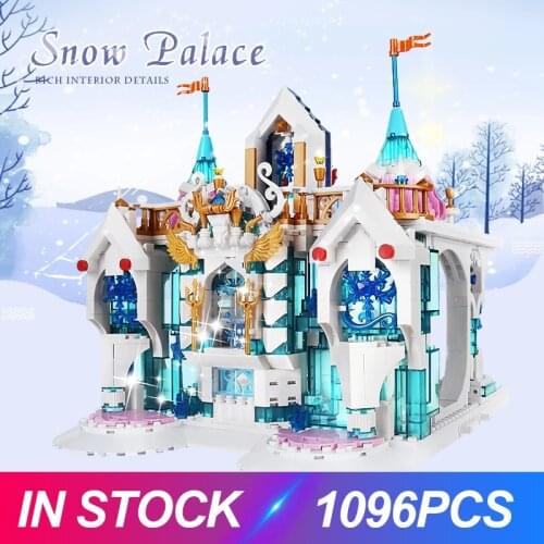 MOULD KING 11008 The MOC ICE Magic Castle Model Building Blocks Bricks Kits Educational Toy Christmas Gifts