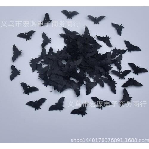 Halloween/Bat/100 pieces of a package/Sequins PVC Flat for DIY Card Making Craft Color Collection