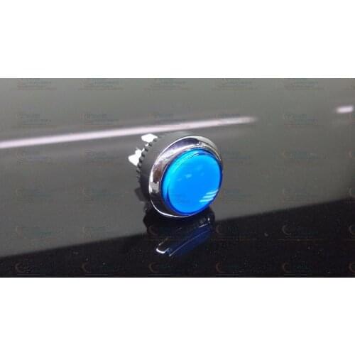 10pcs 32mm Illuminated Chrome Button with switch and led lam button casino game pushbutton for Arcade machine Slot Game Machine