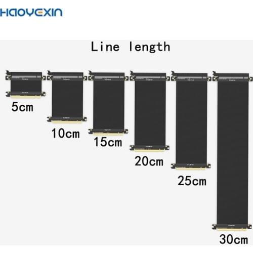 HYX 16X pcie3.0 PCI Express High Speed 16x Flexible Cable Card Extension rRiser Card