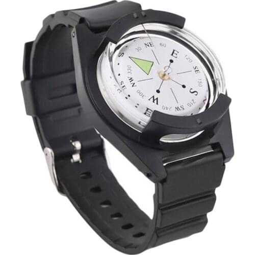 Hot Sales Outdoor Portable Survival Travel Camping Hiking Watch Wrist Compass Bracelet