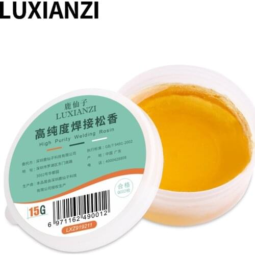 LUXIANZI 2pc High Purity Solid Rosin PCB IC Parts Welding Soldering Material Paste Repair Tool Durability Solder Paste Flux