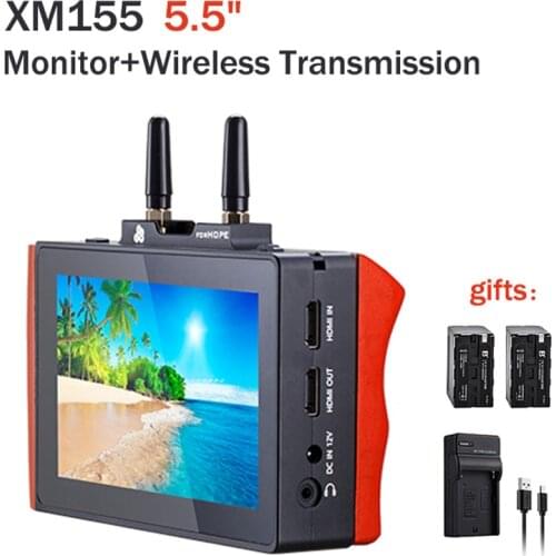 Forhope XM155 Wireless Transmission system Monitor 2 in 1 Receive Kit Touch Screen 5.5 inch Monitor with intercom
