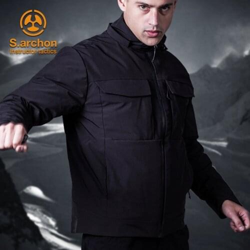 S.archon Instructor Tactics outdoor commuting tactics mens down jacket warm cotton clothing windbreaker fans ski suits