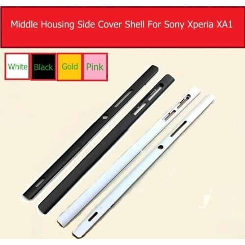 Genuine Middle Frame Bezel Housing For Sony Xperia XA1 G3121 G3123 Left/Right Side Frame Bezel Chassis Cover Shell Repair Parts