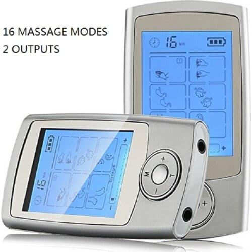 Rechargeable Tens Unit Handheld Electronic Pulse Massager Excellent Tense Machine for Electrotherapy Pain Management