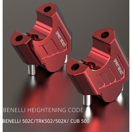 Spirit Beast Motorcycle Handle Bar Riser for Suzuki Honda Benelli 502C 752S TRK502 TRK502X CUBJ500 Ducati Ktm Bmw Yamaha 28MM