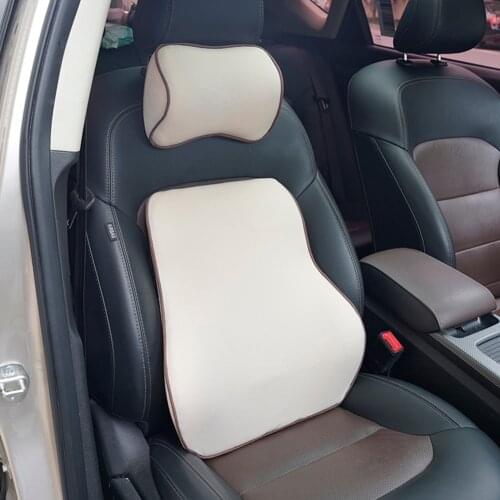 Practical Memory Foam Car Headrest Durable Multi-functional Neck Pillow Auto Seat Office Chair Lumbar Back Support