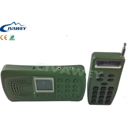 Timer on&off 100M remote controller + Portable 20W bird caller hunting bird sounds MP3 PLAYER duck goose decoy 110 voice bait
