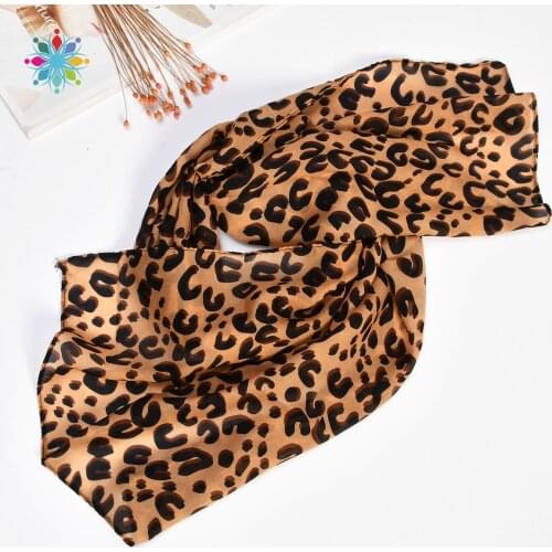 NEW Women Chiffon Scarf 150*48cm thin style Scarfs Print Cat Star Leopard Shawls And Scarves Best Party gift