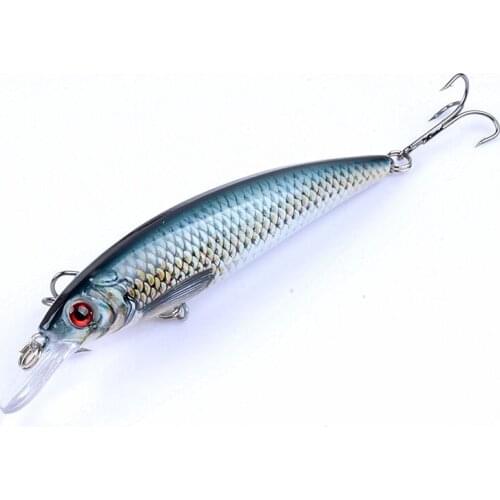 ShineGuy Vibrate Sinking Minnow Fishing Lures 110mm/13.4g 13 Color Limited Set Far Casting Lure Bait For Bass Trout