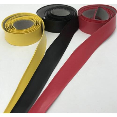 POWERTI 2PC Tennis Racket Inner Handle Leather Overgripsr Thick Rubber Grip Tennis Accessories