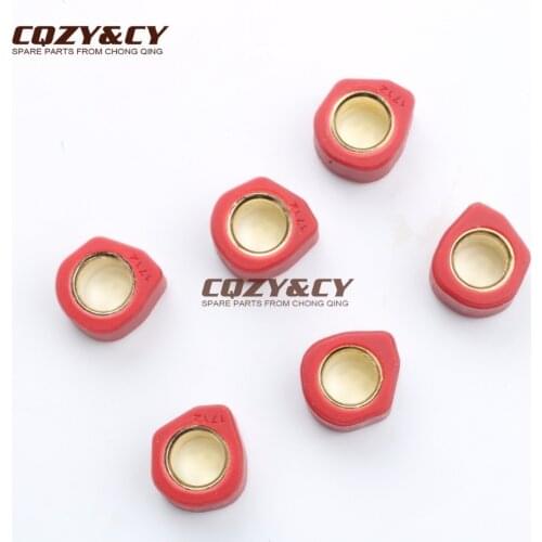 High Performance Variator Weights Round 17x 12mm 8g for SUZUKI Address50 Katana V-Y 50 Sepia S 50 Zillion50