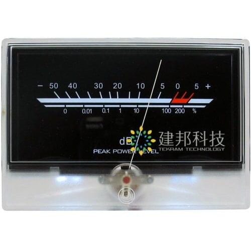 2pcs Accuphase Style Rear Amplifier Audio Level DB Meter Backlight P-134 + 1pcs VU Meter Driver Board