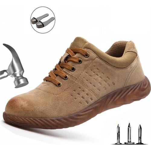 Steel-Headed Safety Work Shoes Anti-Smashing Anti-Stab Penetrating Gas Deodorant Non-slip Safety Shoe Welding Welding Work Shoe
