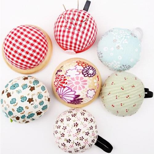 1Pcs Semicircular Pincushions Wrist Hand Needle Pad Safety Pin Cushion for Storage Knitting Pin Tool Pack DIY Sewing Accessories