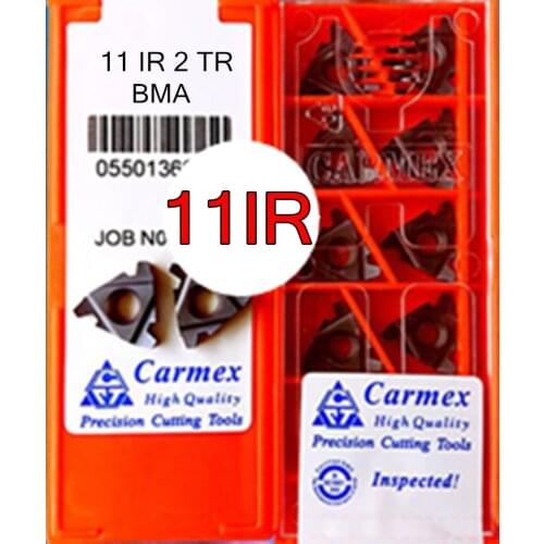 11IR 1TR 1.5TR 2TR BMA 10pcs 50pcs 100pcs Carmex Carbide insert Processing: stainless steel. Alloy steel. Etc