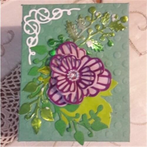 2pcs Leaves Metal Die cutting Dies For DIY Scrapbooking Photo Album Embossing Folder Stencil Die Cut