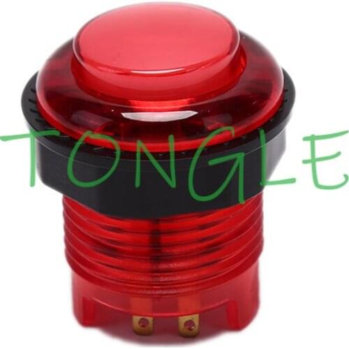 2020 New 5V Illuminated Button Arcade Cabinet Accessories 1PCS 28mm LED Arcade Push Button Arcade Start Button Switch